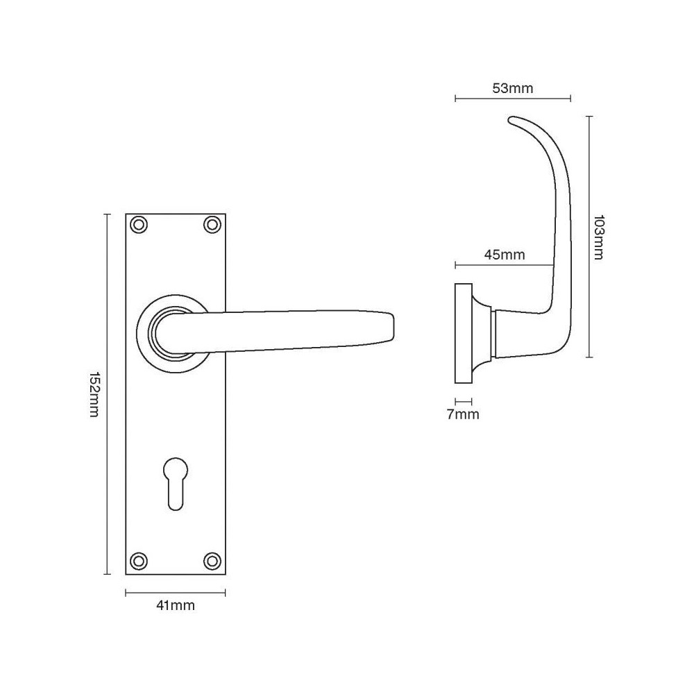 CROFT Stafford Lever Lock 1745